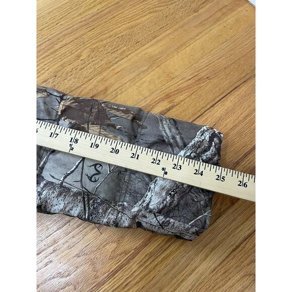 Realtree Hunting Puffer Jacket Mens L Brown Camouflage Long Sleeve Full Zip - Picture 7 of 11